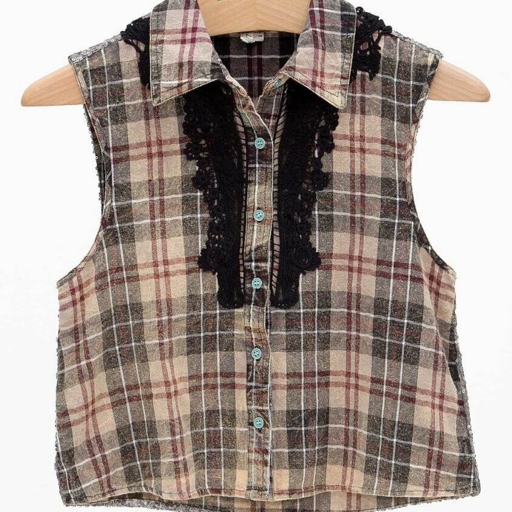 Gimmicks by BKE Washed Plaid Shirt
